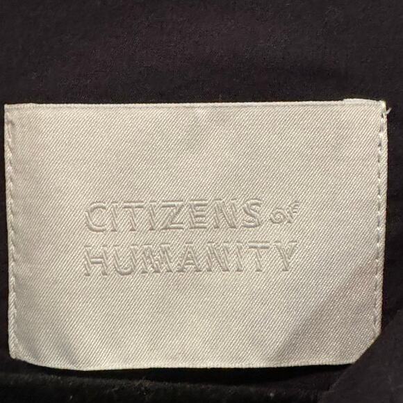 Citizens of Humanity black button-down top women size large - Picture 3 of 4